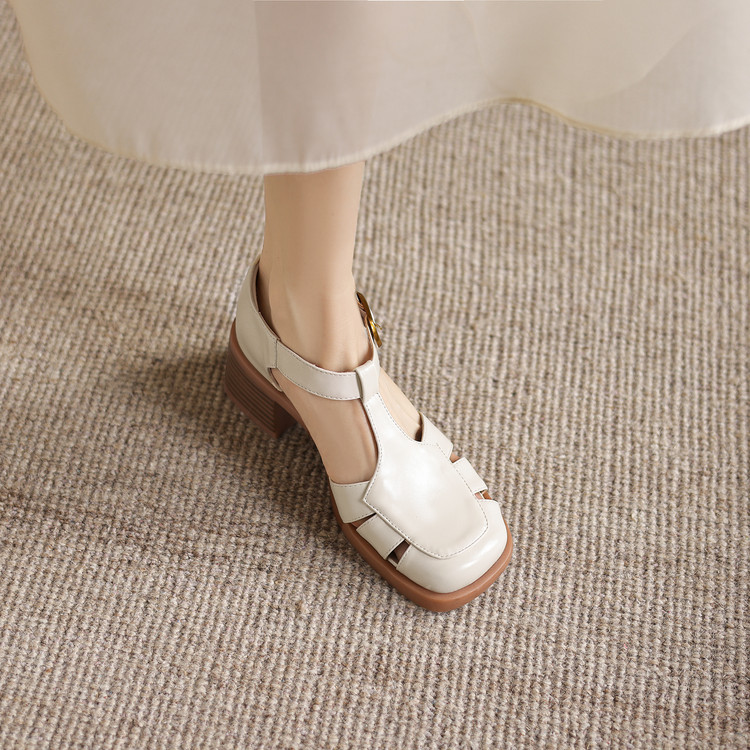 Women's Closed Toe Block Heel Sandals Summer 2026 - Style k.html - Image 3