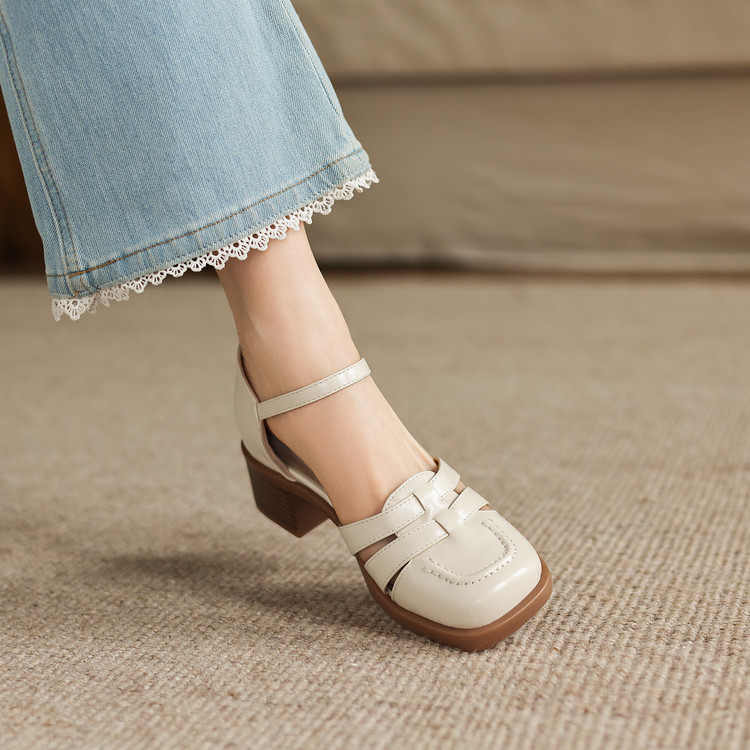 Women's Closed Toe Block Heel Sandals Summer 2026 - Style g.html - Image 5